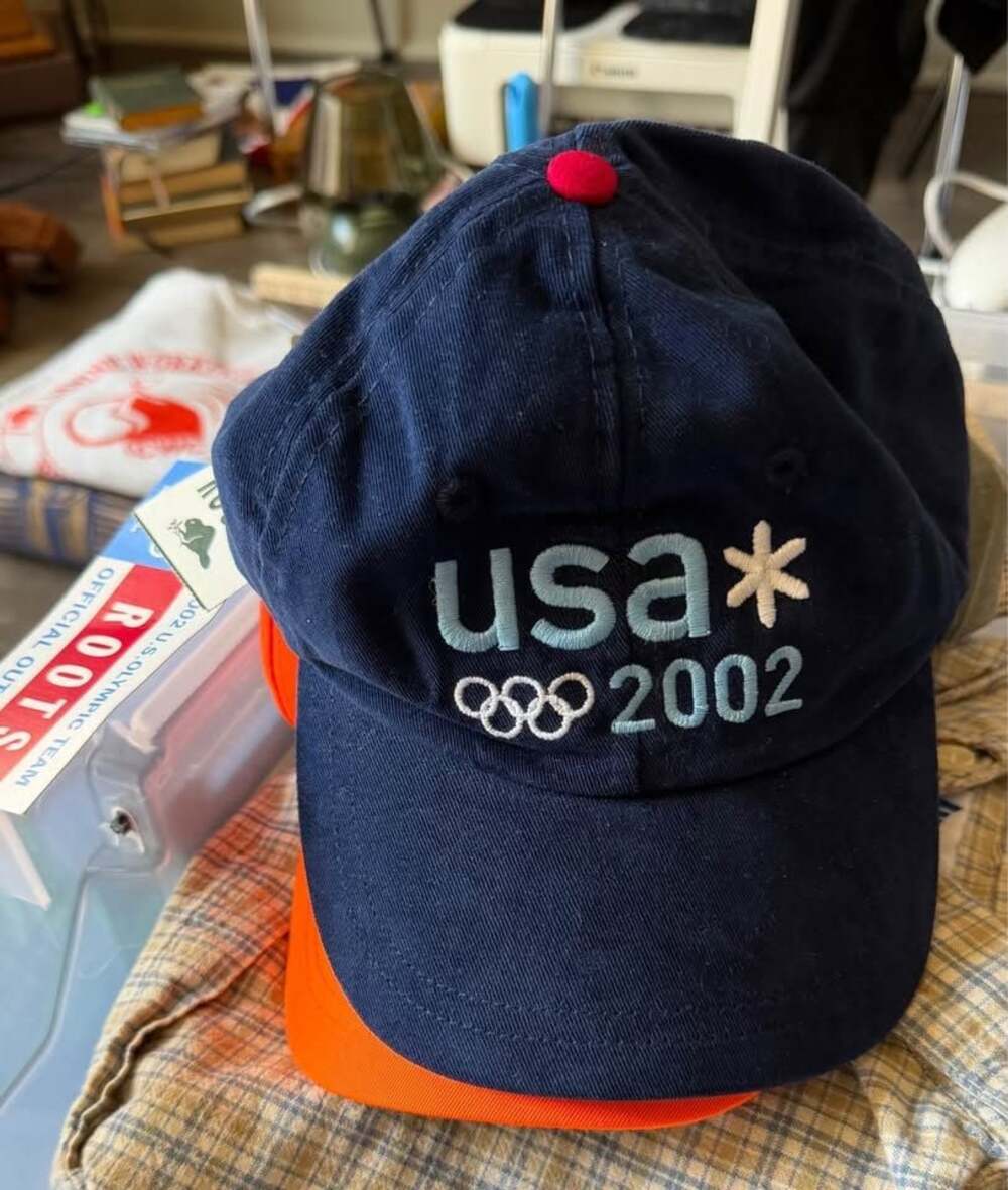 USA 2002 Official Olympics Cap Roots